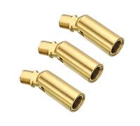 PATIKIL 180 Degré Incliné Plafond Lumière Adaptateur, 3 Paquet M10 Fil Lustres Plafond Pendentif Éclairage Adaptateur pour Angle ou Irrégulier Plafond, Cuivre