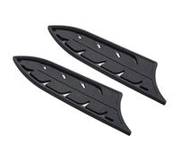 PATIKIL 2 Paquet Plastique Sécurité Couteau Couverture Manches Noir