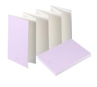 PATIKIL 2 Pcs Carnet De Croquis En Accordéon 7.5x5.2" Carnet D'Aquarelle, 16 Feuilles 300GSM/140lb Déplié 103cm Carnet De Croquis naturel Journal De Voyage Bloc De Dessin, Purple