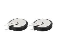 PATIKIL 2 Pcs Condensateurs Super 5.5V, 1F Condensateur Bouton En V Haute puissance Faible Resistance Haute Uniformite Pour AC Motor Power Display Screen Computer
