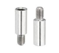 PATIKIL 2 Pcs Entretoises En Acier Inoxydable M10x25+15mm, Vis D'extension, Adaptateurs Filetes Male-Female Metriques, Espaceur Pour PCB, Ordinateur & Kit Assortiment Cartes Electroniques