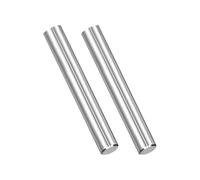 PATIKIL 2 Pcs Goujons En Acier Inoxydable Marine Grade 316 12mm x 90mm | Tiges Métalliques Rondes Axe De Rail Linéaire Barre Pleine, Pour Supports Étagères Bricolage Artisanat Engrenage
