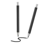 PATIKIL 2 Porte-Mines Mécaniques 5.6mm Porte-Mines Mécanique Noir | Grand Porte-Mine Automatique, En Plastique Avec Taille-Crayon Pour Mine Graphite Dessin Art Esquisse Menuiserie