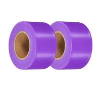 PATIKIL 2 Rouleaux De Ruban Fluorescent Violet, 1.5" x 150 Pieds Ruban Marquage PVC Neon Sans Adhésif Pour Marquage D'Arbres, Marquage De Sentiers