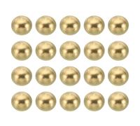 PATIKIL 20 Paquet M3x0,5 Filetage Capuchon Écrous Bouton Laiton 6mm | Boule Lampe Décoratif Vis Bouchons Écrou Couvercle Écrou pour Mobilier Éclairage ou DIY Projet