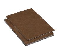 PATIKIL 205x155mm Patin en Feutre pour Meuble, 5 Pcs 2mm Épaisseur Coussin De Meuble Rectangulaire en Feutre Doux, Adhésif, Antidérapant, Anti-Rayures, pour Lampe, Meubles, Café