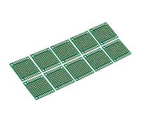 PATIKIL 24 pcs 1.2" x 1.2" PCB Tableau Circuit Vert | Prototype Panneau Perforé Souder Tableaux pour DIY Soudure et Electronique Projet Circuit Cartes Soudable Platine Essai
