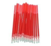 PATIKIL 24 Pcs Recharges De Stylo Gel Effaçable, 0.5mm Recharges De Stylo Effaçable À La Chaleur Pour Encre Disparaissant Sur Tissu Stylo Marqueur Pour Tissu Pour Couture, Encre Rouge