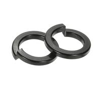 PATIKIL 25pcs Rondelles Grower M12 Rondelles Grower 12mm x 18mm x 3mm | 304 Acier Inoxydable Revêtement Zinc Noir, Pour Vis Boulons Écrous