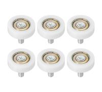PATIKIL 26mm Roulettes de Tiroir, Lot de 6 Roues de Remplacement Pour Poulie de Tiroir Avec Roulement à Billes