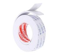 PATIKIL 2m/6.6ft Ruban en mousse d'étanchéité, 4cm de large 5mm d'épaisseur Bande d'étanchéité adhésive simple face pour l'isolation des portes et fenêtres, blanc