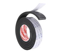 PATIKIL 2m/6.6ft Ruban en mousse d'étanchéité Bande d'étanchéité noir | adhésive simple face pour l'isolation des fenêtres et des portes, 4cm de large 10mm d'épaisseur
