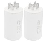 PATIKIL 2pcs Cbb60 30Uf Fonctionnement Ac 250V 4 Broches 50/60Hz | Condensateur, Cylindre 1.52 X 2.54pouce, pour Eau Pompes Lavage Machines Moteur Démarrage