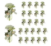 PATIKIL 3.1 in Fleur D'Orchidée Artificielle pour Centre De Table À Bougie Flottante, 24 Pcs Remplisseur De Vase Fleur Miniature Hortensia pour Mariage Fête Décoration Maison, Vert