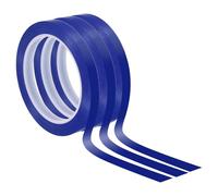 PATIKIL 3 Pack Ruban De Tableau Blanc 12mm X 66m Ruban Fin Bleu | Effaçable À Sec Pour Marquage De Graphiques DIY Art