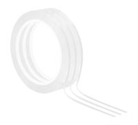 PATIKIL 3 Pack Ruban De Tableau Blanc 2mm X 66m DIY Art Blanc | Ruban Fin Effaçable À Sec Pour Marquage De Graphiques