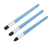 PATIKIL 3 Taille Esquisser Stylo Pinceau Frotter Éponge,3 Pcs Lavable Réutilisable Esquisser Frotter Stylo Huile Peinture Pinceaux Croquis Stylo pour Dessin, Bleu