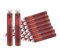 PATIKIL 30 Cartouches D'Encre Pour Stylo Plume Cartouches D'Encre Rouge | Rechargeables Standard Internationales Pour Stylo Écriture Professionnelle, Diamètre Intérieur 3.4mm