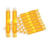 PATIKIL 30 Cartouches D'encre Pour Stylo Plume, Diamètre Intérieur 3.4mm, Recharges D'encre Standard Internationales Pour Stylo Écriture Professionnelle, Jaune