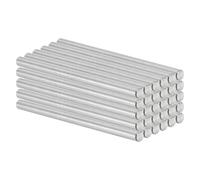 PATIKIL 30 Pcs 3mm x 55mm Goujon En Acier Inox Tiges De Support Argent | Pour Étagères Éléments De Fixation Métalliques Composant De Réparation De Meubles, 304 Goujons En Acier Inox