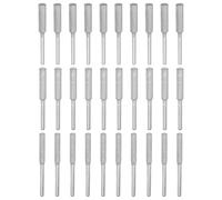 PATIKIL 30 Pcs Affûteur De Chaîne 3 Tailles Argent 5/32" 3/16" 7/32" | De Tronçonneuse Diamant, Pierre À Aiguiser Haute Dureté, Kit De Polissage Outil De Tronçonneuse Lime À Affûter