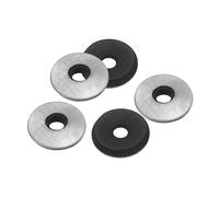 PATIKIL 300 pièces M4.2x12mm EPDM Rondelles d'Étanchéité Collées (#8) | Joint de Vis Soutenu Par Caoutchouc Néoprène Galvanisé pour Toit de Navires de Machines Industrielles à Domicile