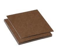 PATIKIL 305x305mm Patin en Feutre pour Meuble, 5 Pcs 2mm Épaisseur Coussinet en Feutre Carré Doux, Adhésif, Antidérapant, Anti-Rayures, pour Lampe, Meubles, Bricolage, Artisanat, Café