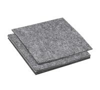 PATIKIL 305x305mm Patin en Feutre pour Meuble, 5 Pcs 2mm Épaisseur Coussinet en Feutre Carré Doux, Adhésif, Antidérapant, Anti-Rayures, pour Lampe, Meubles, Bricolage, Artisanat, Gris