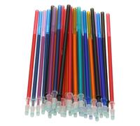 PATIKIL 35 Recharges De Stylos Gel Effaçables, 0.5mm Recharges De Stylos Effaçables À La Chaleur Pour Encre Disparaissant Pour Tissu Stylo Marqueur Pour Tissu Couture, Encre Multicolore
