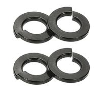 PATIKIL 36pcs 5/16 Rondelles Grower Rondelles Grower 5/16in x 14mm x 2mm | 304 Acier Inoxydable, Rondelle Frein Revêtement Zinc Noir Pour Vis Boulons Écrous