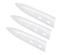 PATIKIL 3Pcs Gaine De Protection En Plastique Pour Couteau De 5", Gaine Universelle Pour Couteaux De Cuisine, Protecteur De Lame Pour Cuisine Et Bar, Blanc