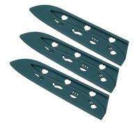 PATIKIL 3Pcs Manches De Protection En Plastique Pour Couteau De Sécurité Pour 7" Knife, Garde De Lame De Découpe Protecteur Universel Pour Couteau De Cuisine, Vert