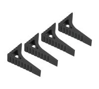 PATIKIL 4 Pcs Butées de Porte Butée de Porte en Caoutchouc Cale Petite Noir