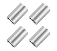 PATIKIL 4 Pcs Entretoises En Acier Inoxydable, 8mm ID x 10mm OD x 18mm Hauteur 304 Entretoises En Acier Inoxydable Douilles Sans Filet Rondes Pour 5/16" Vis M8 Boulons Ecrous