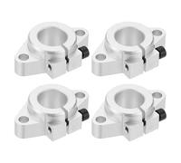 PATIKIL 4 Pcs pour 20mm Diamètre Arbre SHF20 Aluminium Linéaire Mouvement | Tige Rail Serrage Guide Support