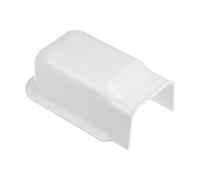 PATIKIL 4" PVC Décoratif Ligne Housse Mur Entrée Capuchon Tuyauterie Blanc | Pièces Accessoires pour Air Climatiseur Central AC Chauffage Pompe