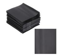 PATIKIL 45x52mm Bande De Rétraction PVC Perforée, 250Pcs 2 Mil Épaisseur Film Thermorétractable Pour 3/4"-1" Diamètre De Bouchon Flacons Huiles Essentielles Bocaux Boîtes Métalliques, Noir