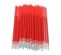PATIKIL 48 Recharges De Stylo Gel Effaçables, 0.5mm Recharges De Stylo Effaçables À La Chaleur Pour Encre Disparaissant Sur Tissu Stylo Marqueur Pour Tissu Pour Couture, Encre Rouge