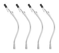 PATIKIL 4Pack Helping Hands Pince À Souder 8.3inch Argent/Noir | Bras Métalliques Magnétiques À Cou Flexible Avec Pinces Crocodile Pour Réparation Électronique Peinture Bijoux DIY