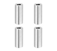 PATIKIL 4Pcs Entretoises En Acier Inoxydable Entretoise Sans Filetage Ronde | 6mm DI x 12mm DE x 30mm Hauteur, Pour 1/4" Vis M6 Boulons Ecrous, 304 Bague En Acier Inoxydable