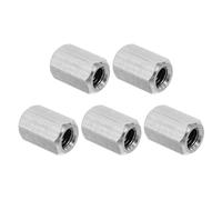 PATIKIL 5/16"-18 UNC Ecrou Hexagonal en Acier Inoxydable 304, 5Pcs 20mm Longueur Écrous de Raccordement Hexagonaux Tige Entièrement Filetée, Fixations de Connecteur à Goujons, Argenté