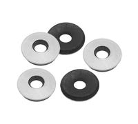 PATIKIL 5.5x16mm EPDM Rondelles d'Étanchéité Collées, 80 pièces 201 Acier Inoxydable Joint de Rondelles en Caoutchouc Néoprène pour l'Approvisionnement en Boulons Marins (#12)