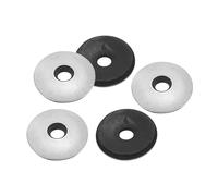 PATIKIL 5.5x19mm EPDM Rondelles d'Étanchéité Collées, 100 pièces 201 Acier Inoxydable Joint de Rondelles en Caoutchouc Néoprène pour l'Approvisionnement en Boulons Marins (#12)
