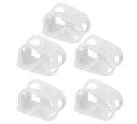 PATIKIL 5 Pack Pinces de Tubulure en Plastique Pince de Tube Réglable | de 1/4"-1/2" pour le Contrôle du Débit de Valve de Pincement de Laboratoire pour Tuyau d'Écoulement