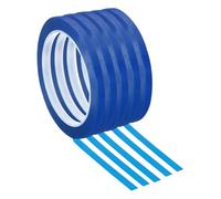 PATIKIL 5 Pack Ruban Pour Tableau Blanc, 7mm 1/4" Largeur Artistique Ruban Fin Pour Graphique Tableau Quadrillage Marquage Electrique, Bleu