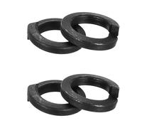 PATIKIL 50 Pcs Rondelle Grower, Rondelle Grower M5 En Acier Inoxydable 304 Kit Assortiment De Rondelles De Blocage Pour Vis Boulons, Noir