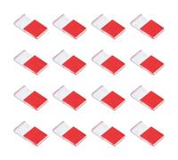PATIKIL 50 Pièces Clips pour Bande Lumineuse Led Adhésives avec Vis | Support de Fixation pour Gestion des Câbles, pour Bande Lumineuse de 12 mm de Largeur