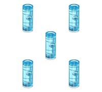 PATIKIL 5pcs Round Bubble Level 15x6mm Mini Niveaux À Bulle Ronds Bullseye Outils De Mesure Pour Nivellement Appareil Photo Trépied Telescope Atelier Plateau Tournant Cadre Photo, Blanc
