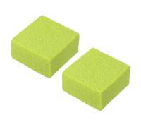 PATIKIL 5x 5x2.5cm Pickleball Pagaie Gomme,2 Pcs Carré Caoutchouc Pickleball Raquette Poussière Dissolvant Barre Nettoyant, Vert