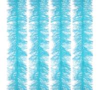 PATIKIL 6.6Ft Boa En Plumes, 4 Pcs Boas En Plumes Artificiels Moelleux décorations De Fête Pour DIY, Costume De Mariage, Noël, Concert, Halloween, décoration D'intérieur, Bleu Ciel